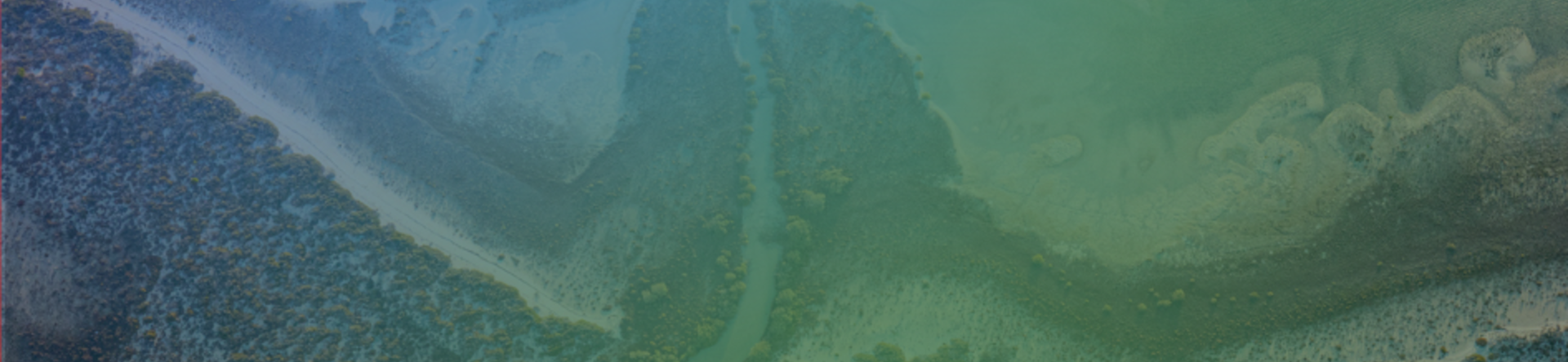 River flowing into the Mediterranean Sea. Shot of the mouth
