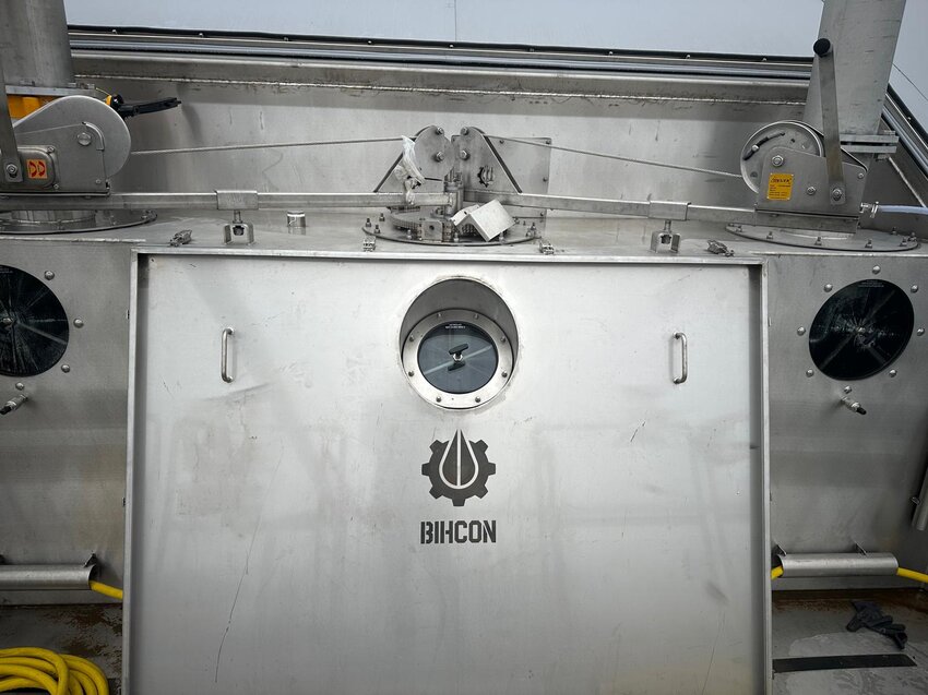 a big BiHcon branded component inside a biogas production plant
