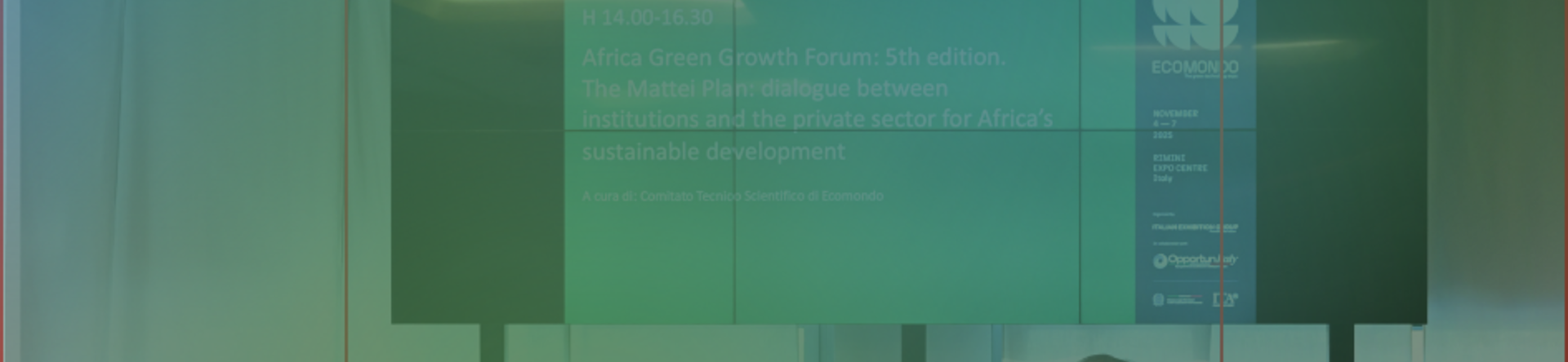 foto speaker evento forum africa green growth a ecomondo 2025