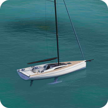 a boat floating in the sea