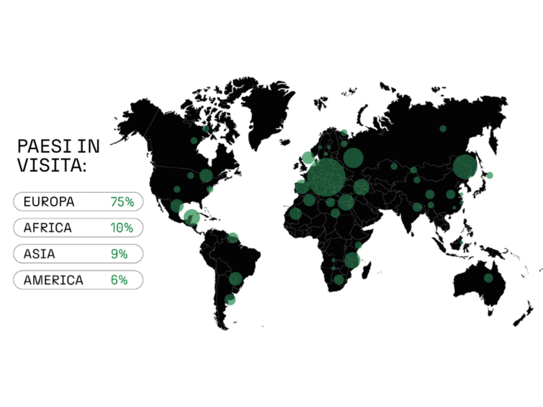 mappa provenienza visitatori di ecomondo