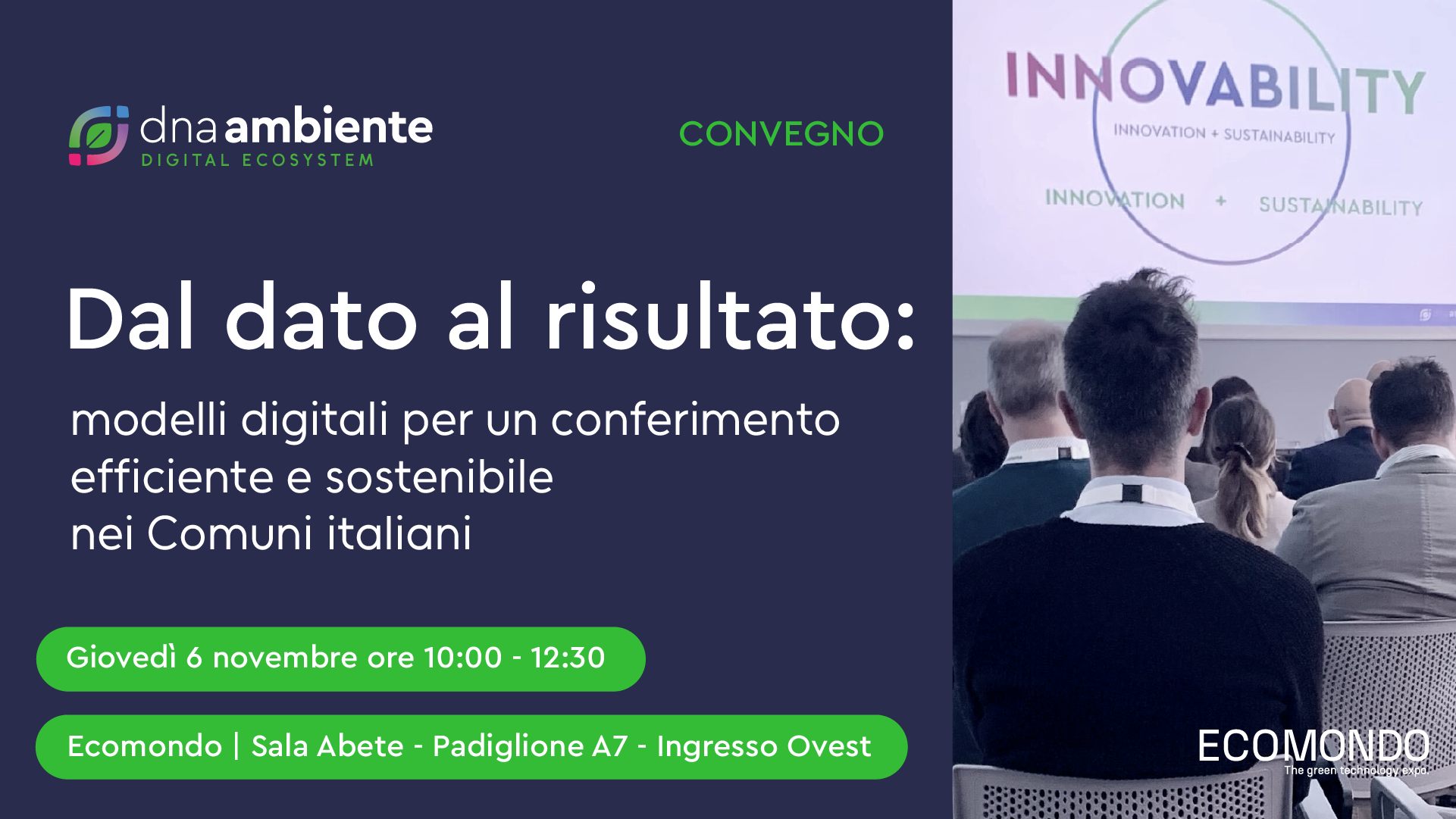 Workshop | Dai dati al risultato: modelli digitali per un conferimento efficiente e sostenibile nei Comuni italiani