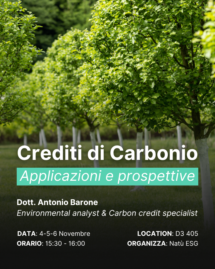 Crediti di Carbonio: applicazioni e prospettive