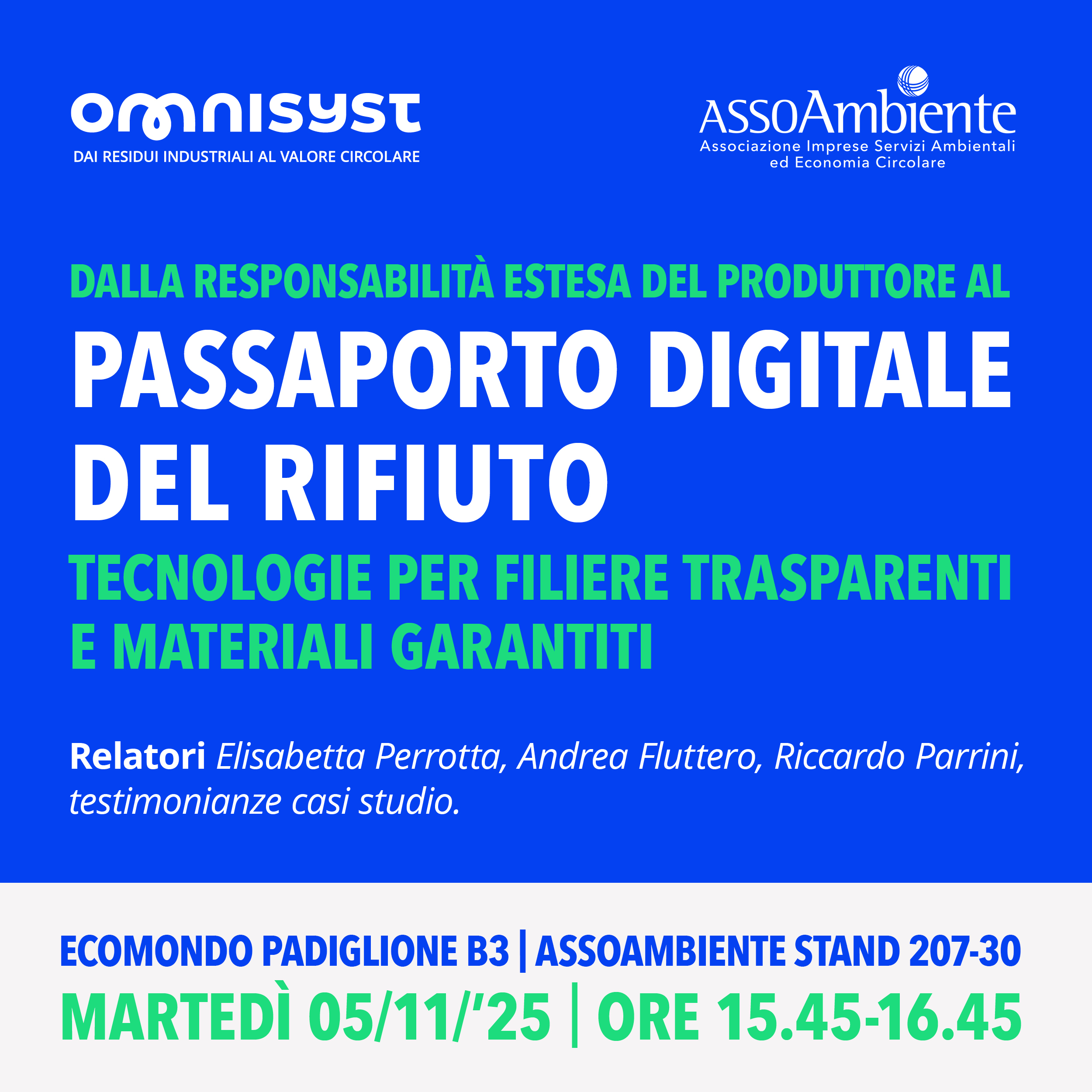 Dalla responsabilità estesa del produttore al passaporto digitale del rifiuto: tecnologie per filiere trasparenti e materiali garantiti