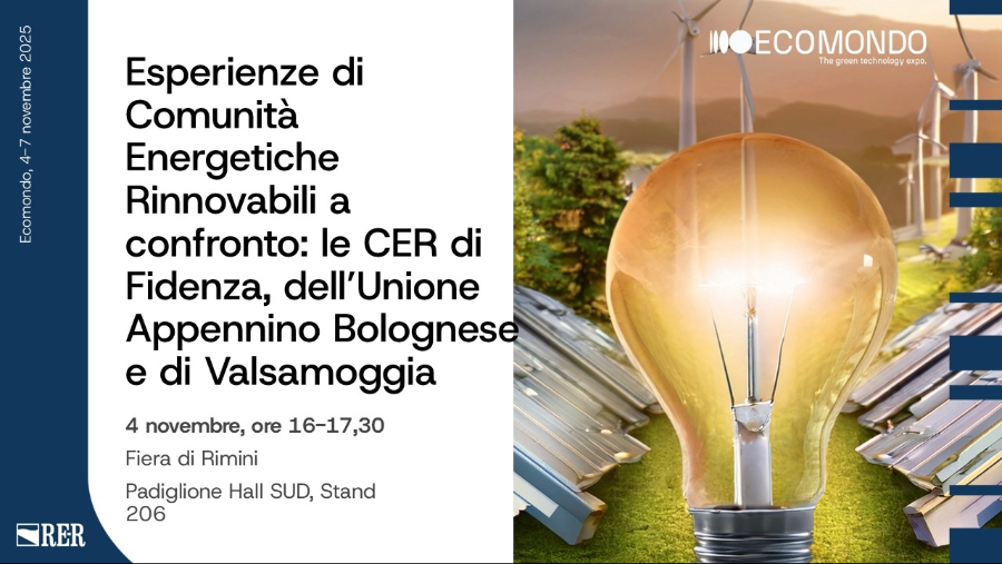 Esperienze di Comunità Energetiche Rinnovabili a confronto: le CER di Fidenza, dell’Unione Appennino Bolognese e di Valsamoggia
