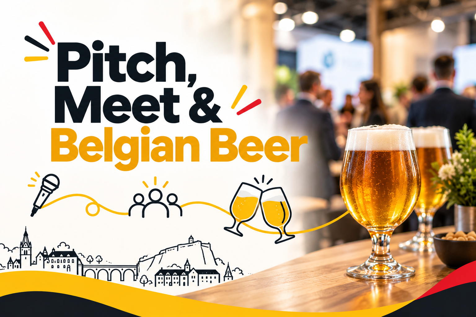 Pitch, Meet & Belgian Beer