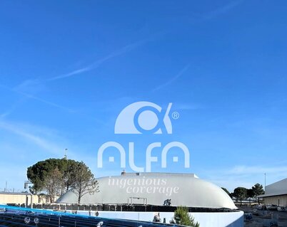 Gasometro a doppia membrana