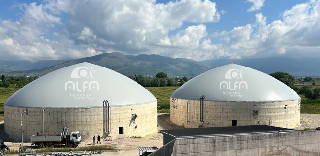 Coperture vasche a tenuta biogas