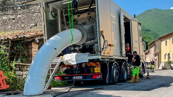Risanamento no-dig colonne montanti scarico pluviali e servizi per condomini